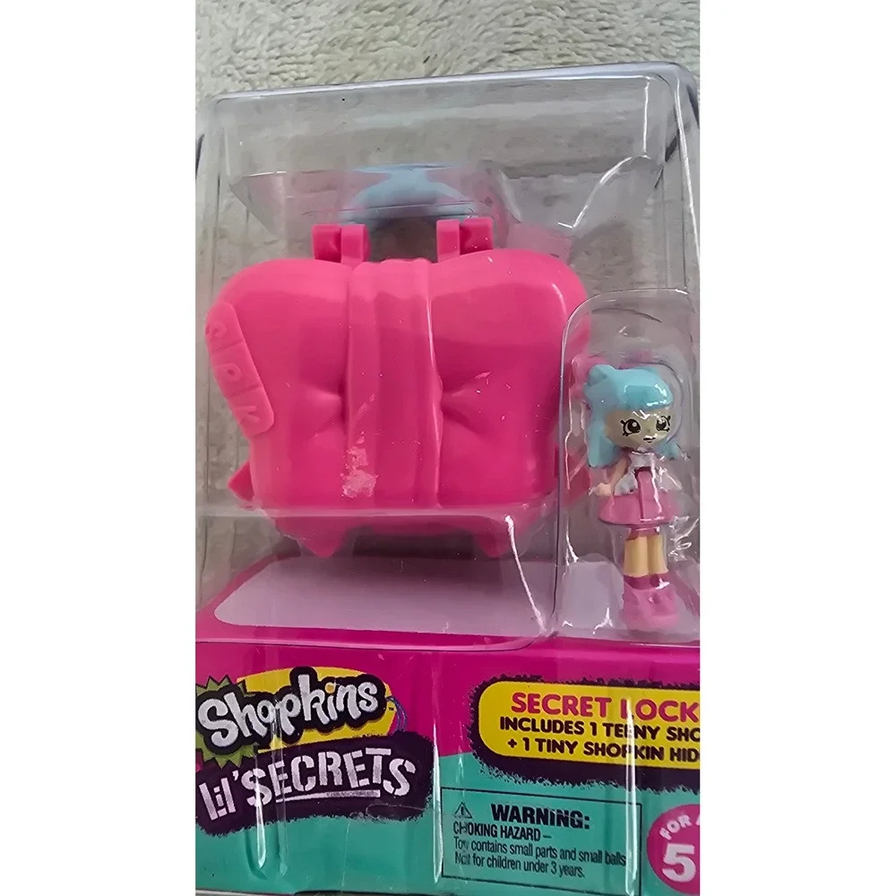 Shopkins Lil Secrets Secret Locket Pink Butterfly Teeny Shoppie Moose Toys NEW